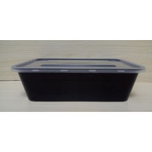 China Manufacturer Black Plastic PP Disposable Food Container